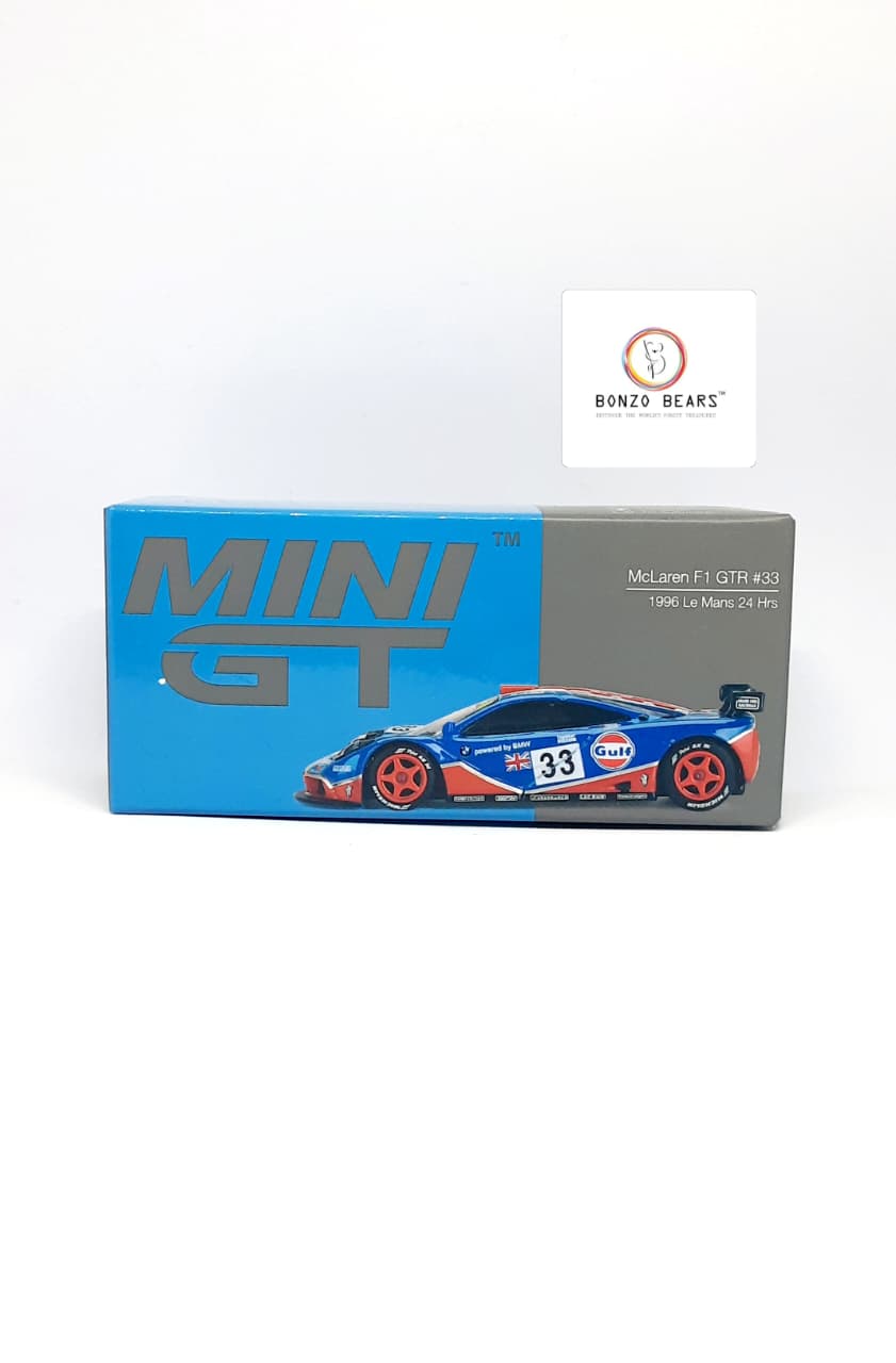 Mini GT - McLaren F1 GTR N°33 Le Mans 24Hr 1966 | Bonzo Bears