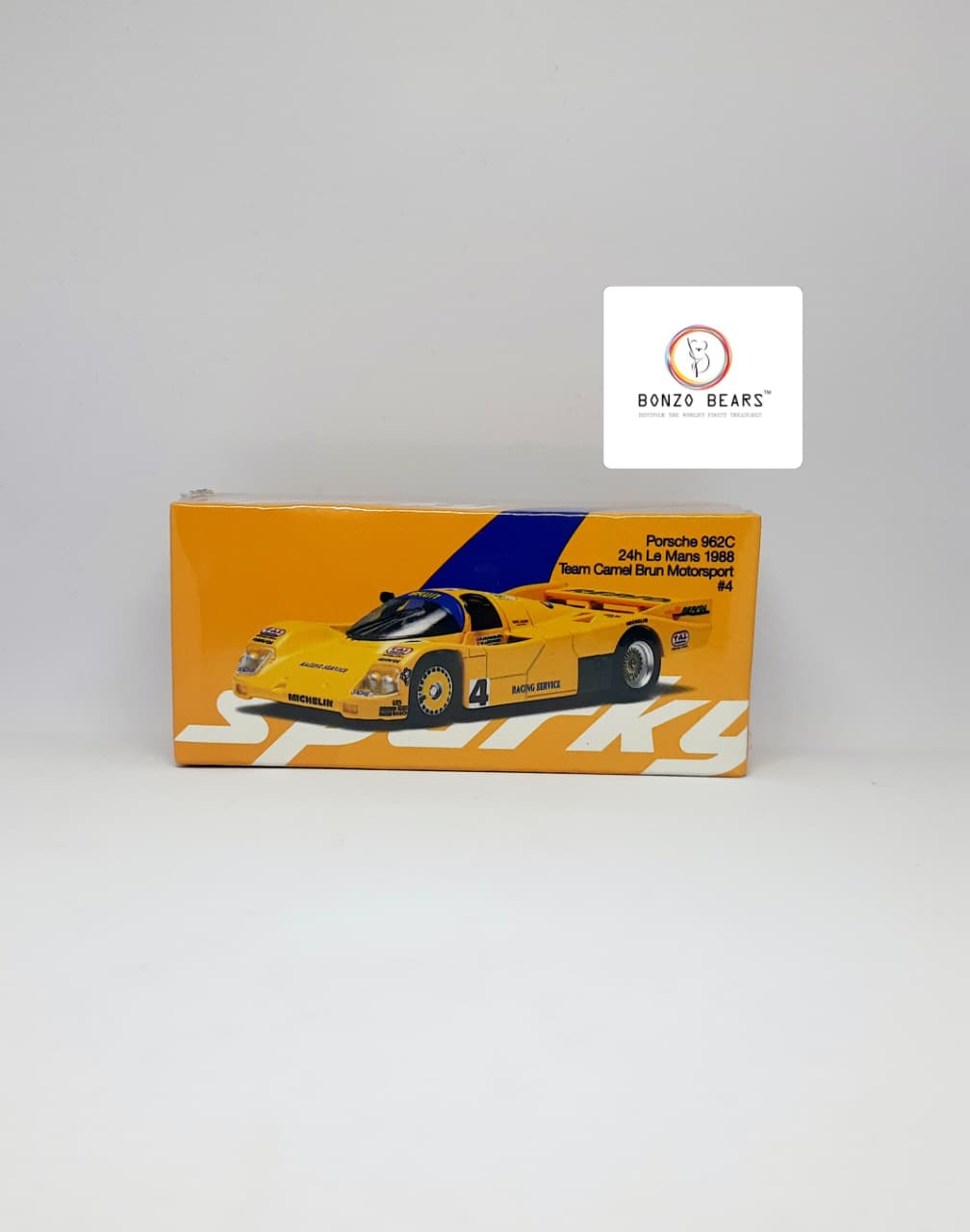 Sparky Porsche 962C Team Camel Brun Motorsport #4 24h Le Mans 1988 | Bonzo Bears