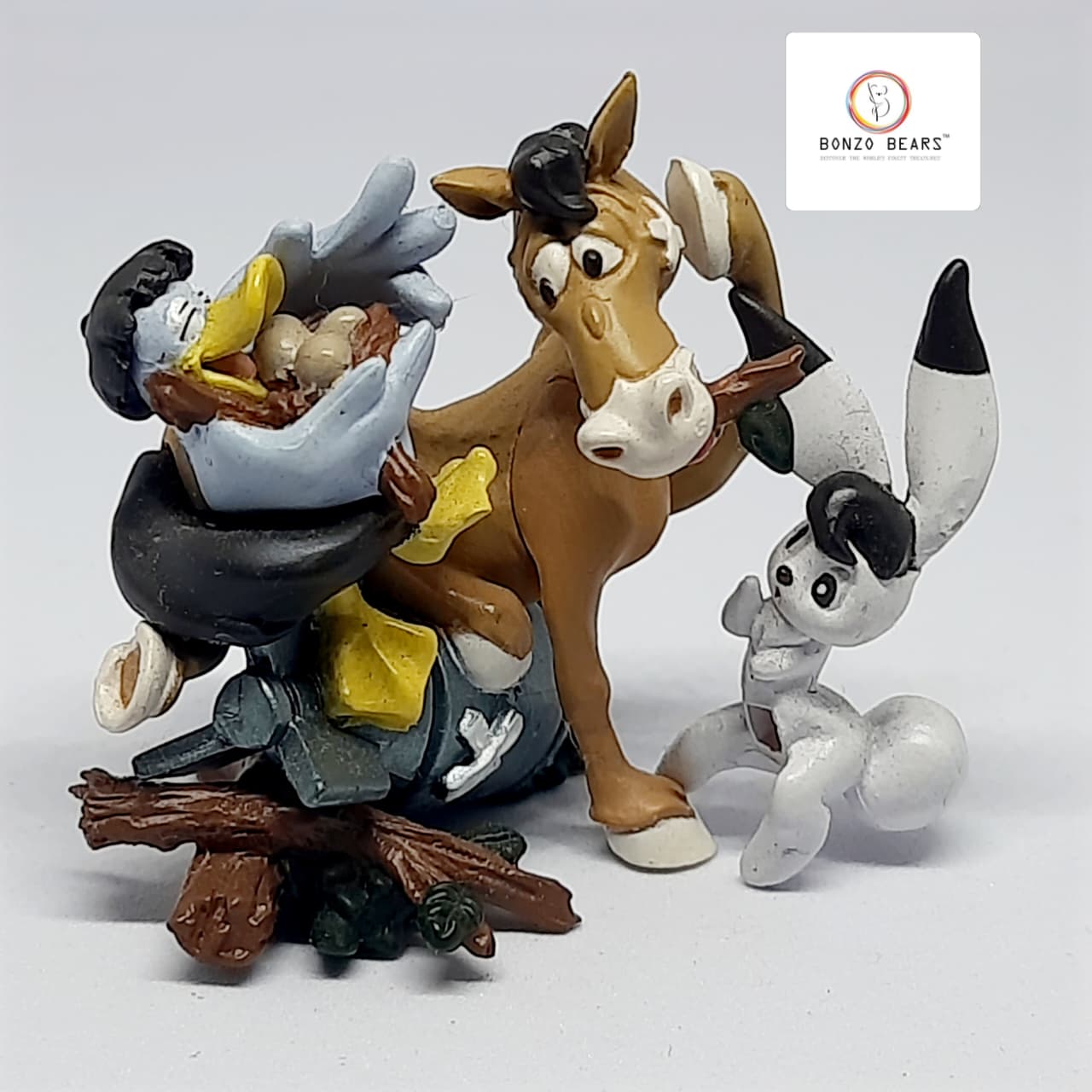 The Amazing 3 Osamu Tezuka Mini Vignette Anthology Figure Kaiyodo (2.5 Inch) | Bonzo Bears