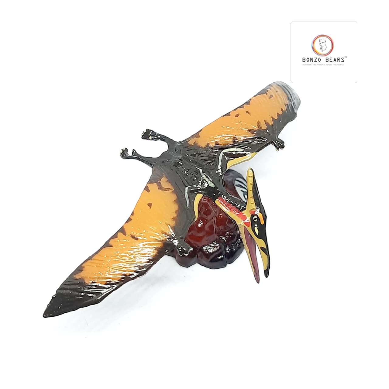Dinosaur Pteranodon Mini Figure - Kaiyodo & Universal Studios Japan & Coco Cola Co. Collab | Bonzo Bears