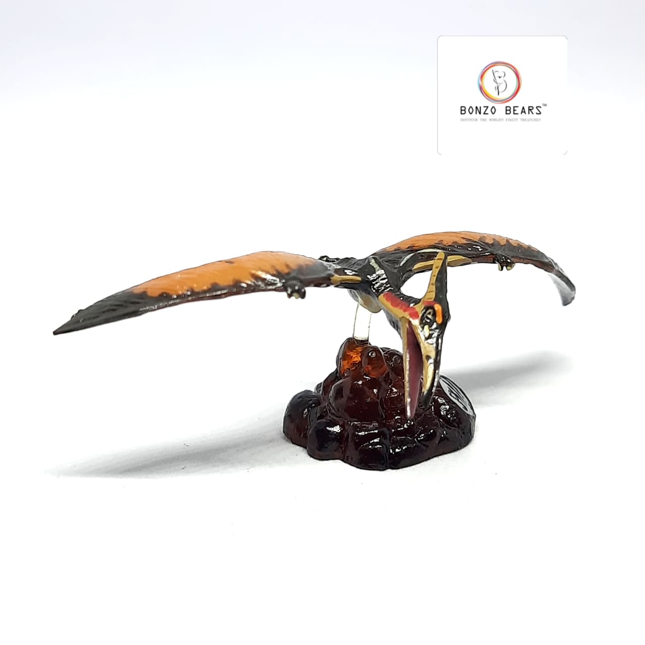 Dinosaur Pteranodon Mini Figure - Kaiyodo & Universal Studios Japan & Coco Cola Co. Collab | Bonzo Bears