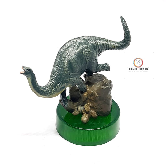 Original Falling Brontosaurus - King Kong Bottle & Universal Studios Collab Cap Collection 2005 Kaiyodo | Bonzo Bears