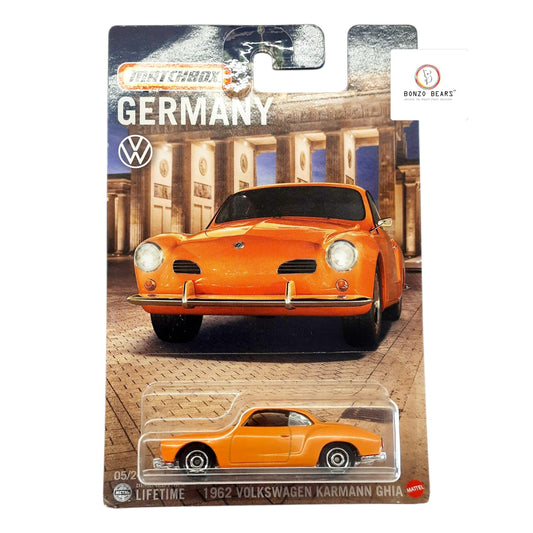 1962 Volkswagen Karmann Ghia - Matchbox (2024 release) Best of Germany MB2 | Bonzo Bears