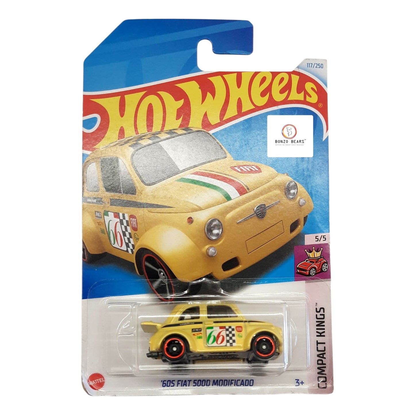 '60s Fiat 500D Modificado - Hot Wheels (2024 release) - No 66