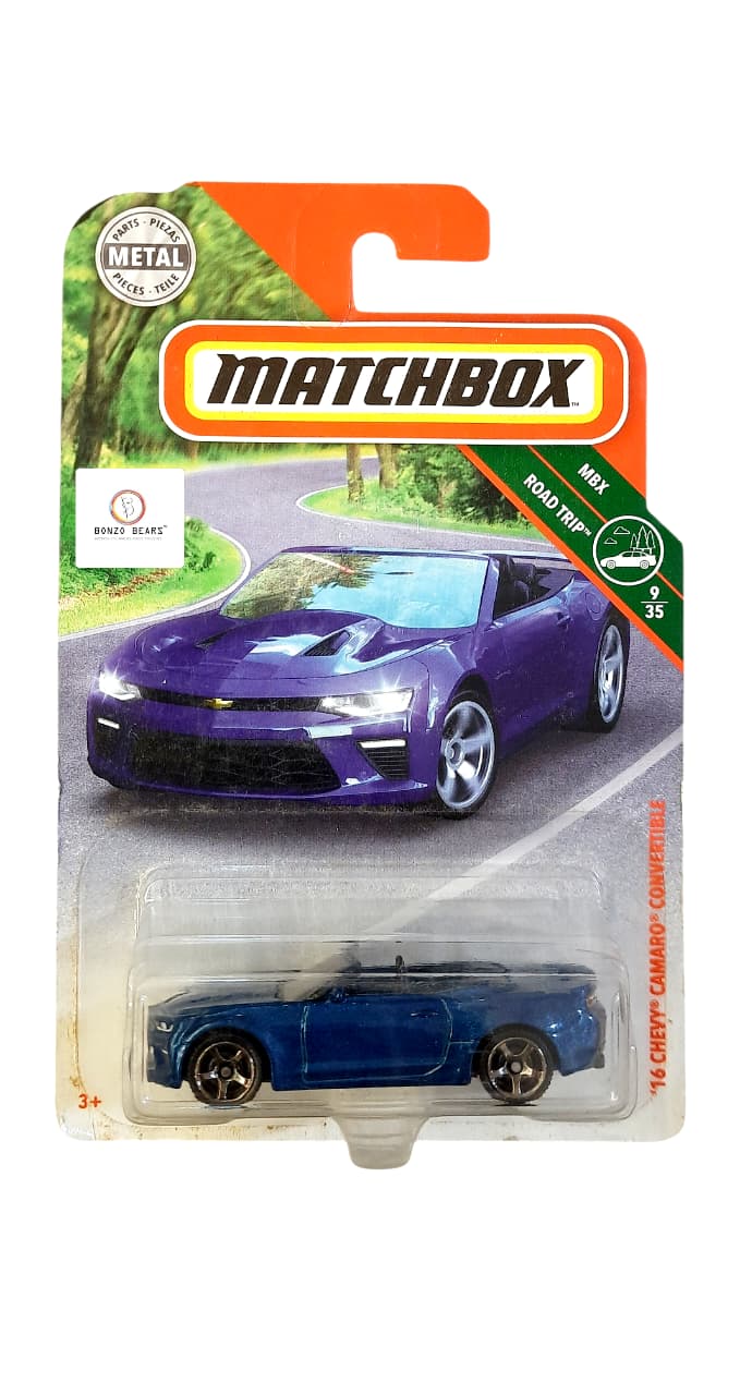 '16 Chevy Camaro Convertible - Matchbox | Bonzo Bears MB2