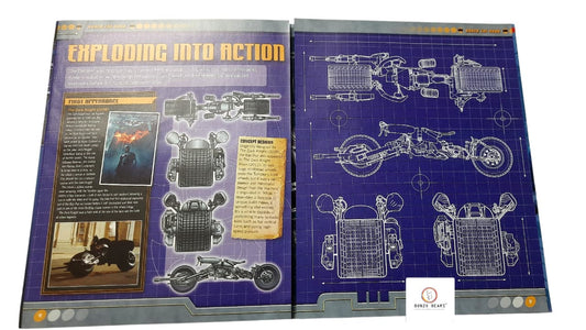 The Batman Automobilia #11 – EagleMoss Dark Knight Bat-Pod (1:43) 🏍️ ✨ 2013 Release | New & Sealed