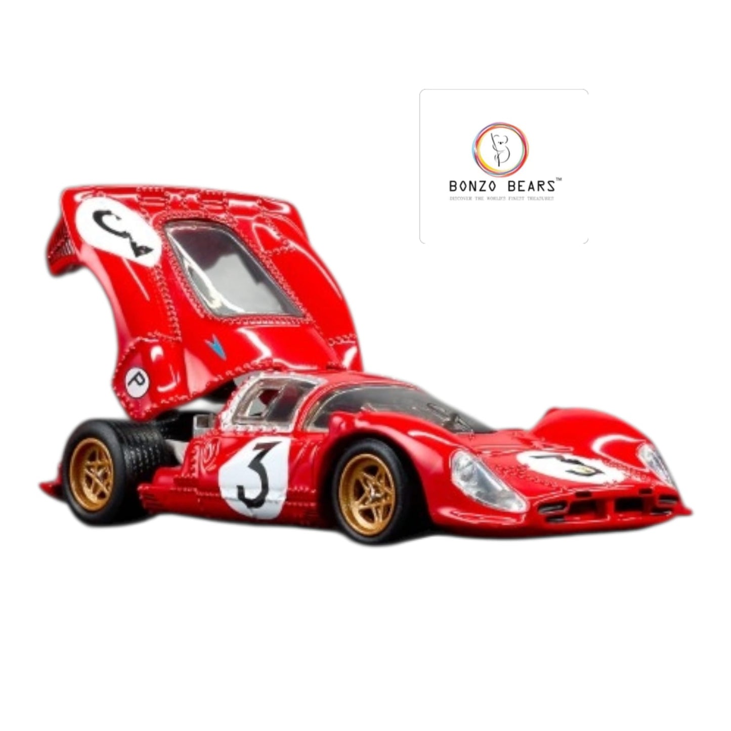 Hot Wheels Elite 64 - 1967 Ferrari 330 P4 | Bonzo Bears