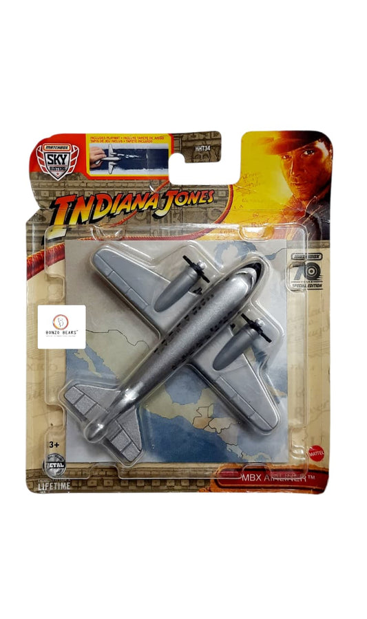 Indiana Jones MBX Airliner, Includes playmat Matchbox Sky Busters  [Indiana Jones] | Bonzo Bears