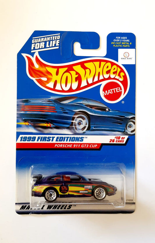 Porsche 911 GT3 CUP - 1999 First Editions - Hot Wheels | Bonzo Bears PB47