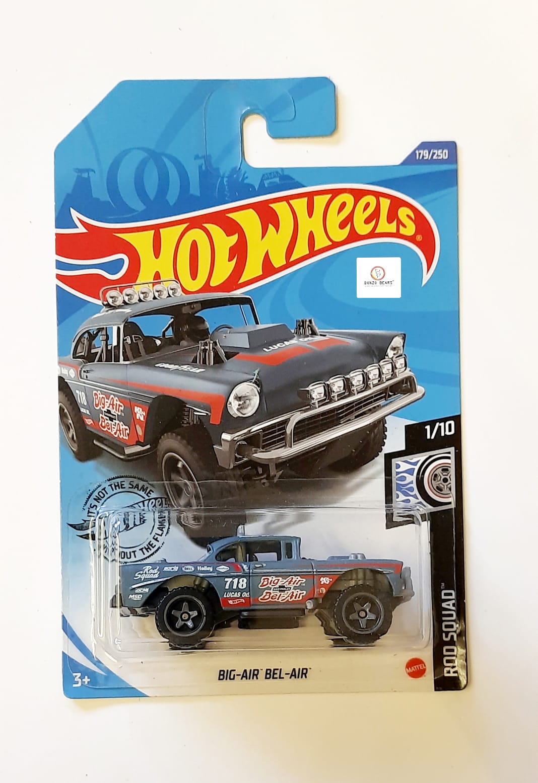Big Air Bel Air (Dark Grey) #718 - Hot Wheels | Bonzo Bears CB1