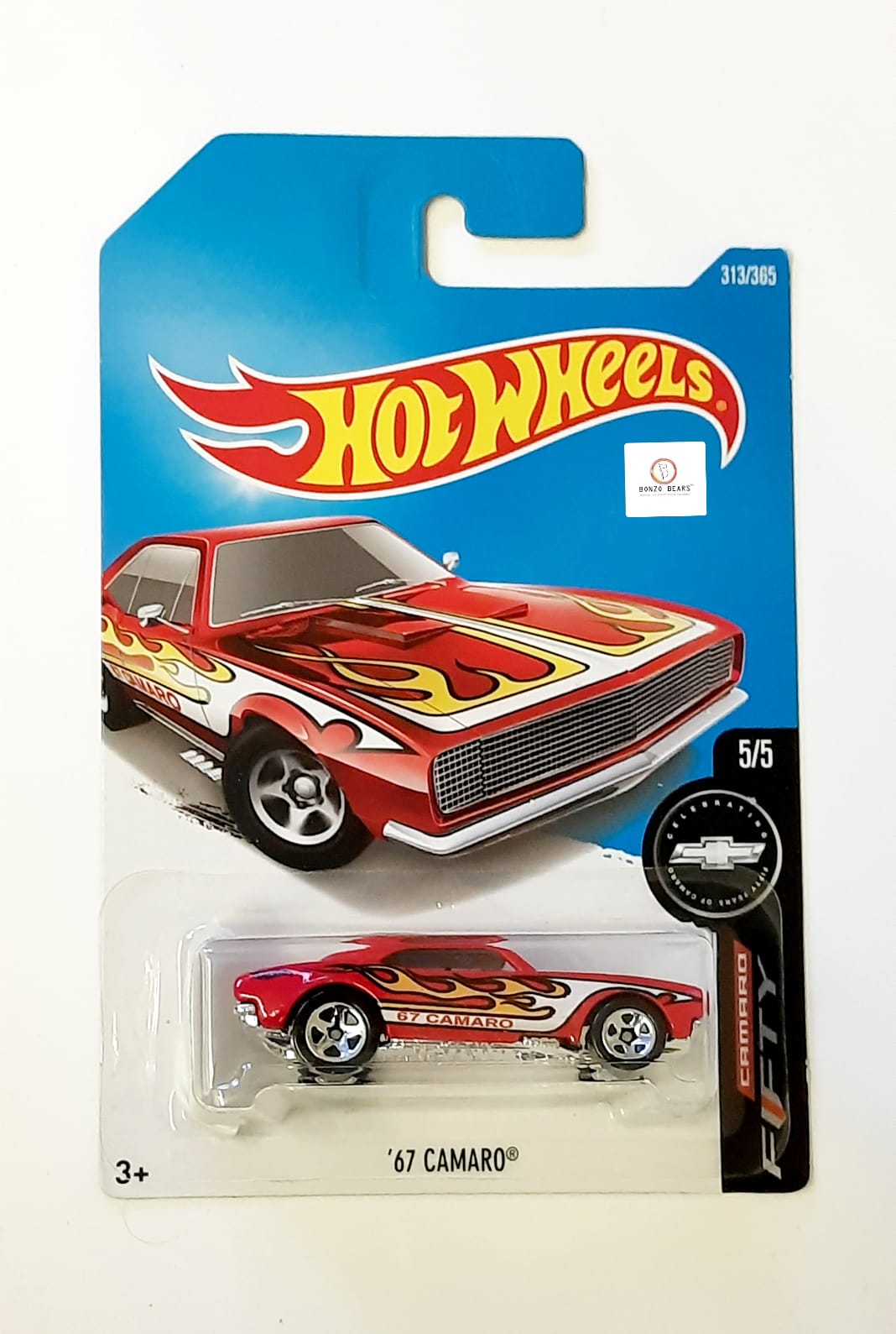 '67 Camaro (Flame Art) - Hot Wheels | Bonzo Bears C1