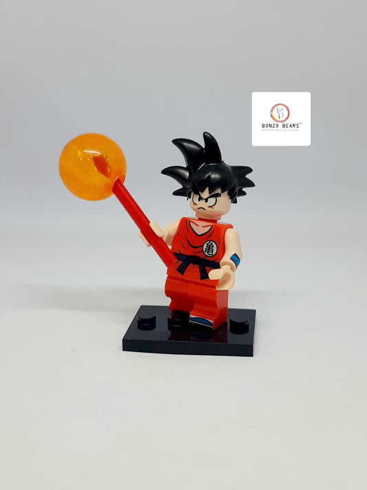 Kid Goku from Dragon Ball Z - LEGO Compatible Mini Figure