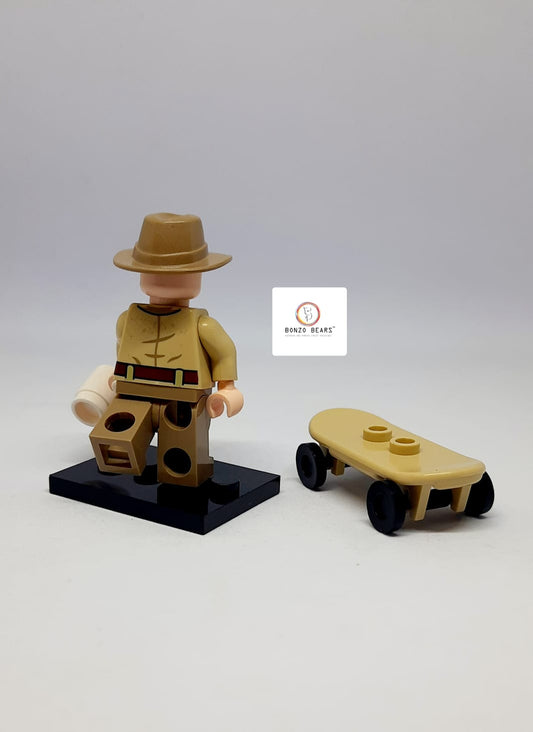 Chief Jim Hopper with Coffee Mug - LEGO Compatible Mini Figure | Stranger Things