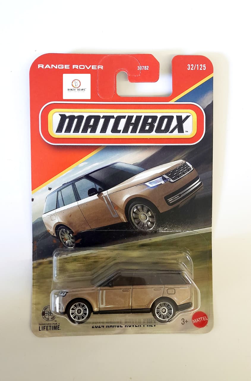 Gold 2024 Range Rover PHEV - Matchbox | Bonzo Bears MB1