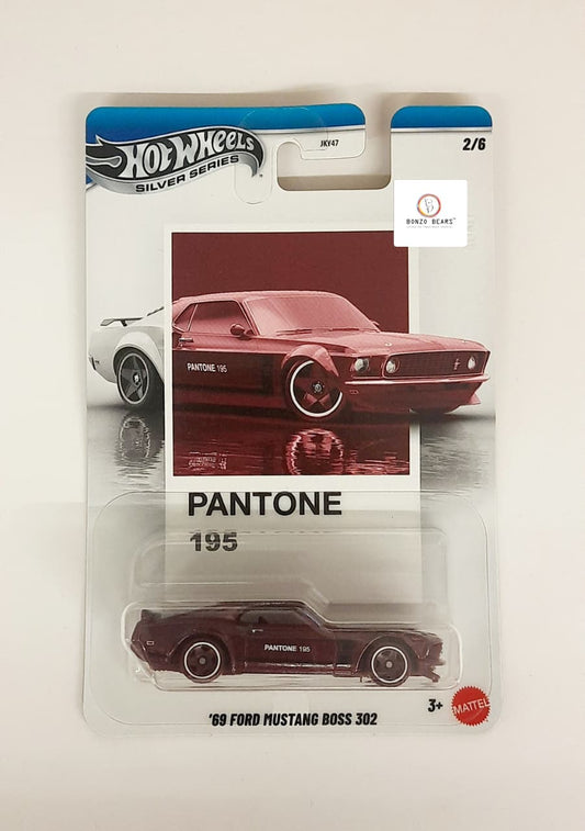 '69 Ford Mustang Boss 302 - Pantone 195 (Imported) Hot Wheels | Bonzo Bears