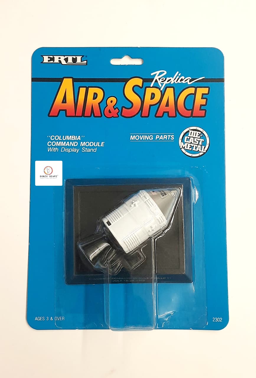 ERTL | Air & Space Replica Columbia Command Module with display stand (1989 Release) |Var 2