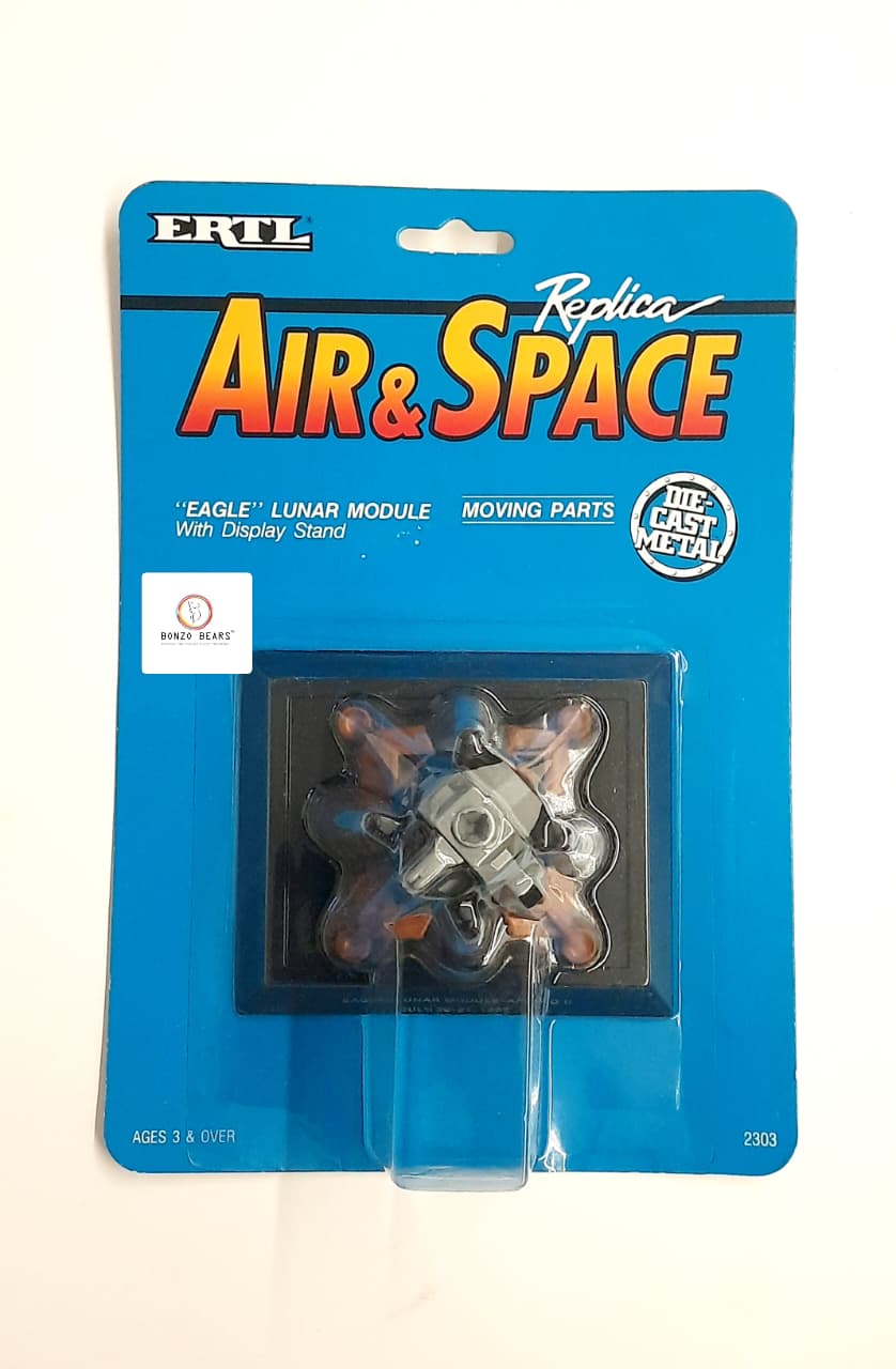Air & Space -Model of Eagle Lunar Module with display stand - Moving Parts Ertl