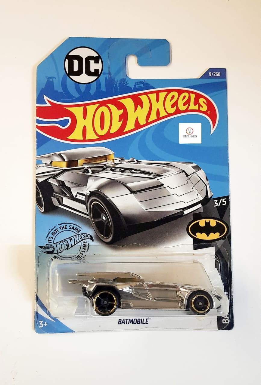 DC Batmobile (Silver chrome) - Hot Wheels - 2020 Release | Bonzo Bears Batbox