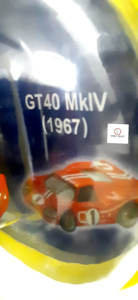 Ford GT40 Mk IV - Ford 100th Anniversary Kirin Fire "Dad's Toy Box" - 1967 | #1 1:72 Oval blister pack