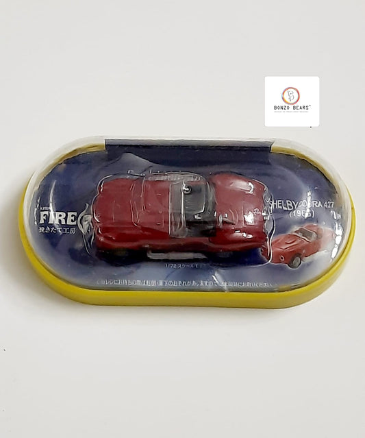 Shelby Cobra 427 - Ford 100th Anniversary Kirin Fire "Dad's Toy Box" 1965 , 1:72 Oval blister pack