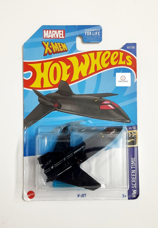 X-Jet (Black) - Marvel X-Men - Hot Wheels (2021 release) | Bonzo Bears|BB3