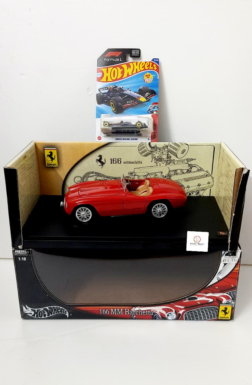 Rare minit -Hotwheels -1/18 Scale -  Ferrari 166 MM Barchetta - 2003 Release  | Bonzo Bear