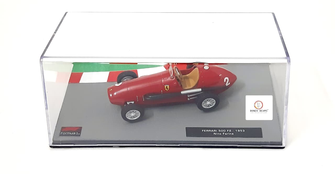 1:43 - 1953 Ferrari 500 F2 driven by Nino Farina - Panini | Bonzo Bears