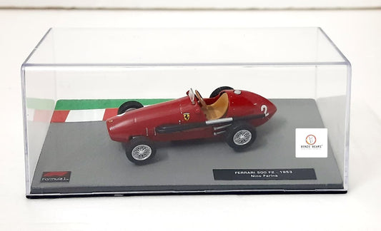 1:43 - 1953 Ferrari 500 F2 driven by Nino Farina - Panini | Bonzo Bears
