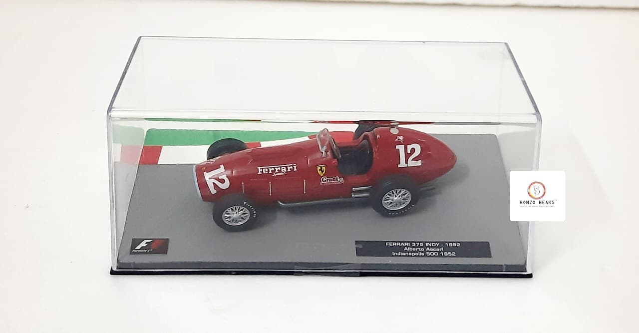 Ferrari 375 Indy #12 driven by Alberto Ascari - Indianapolis 500 1952 - Panini