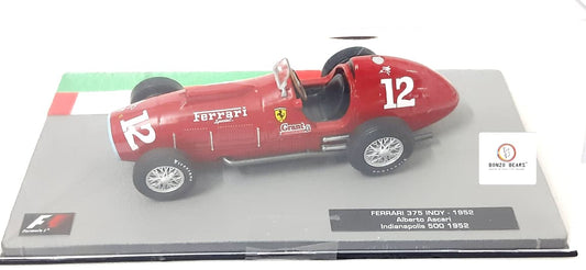 Ferrari 375 Indy #12 driven by Alberto Ascari - Indianapolis 500 1952 - Panini