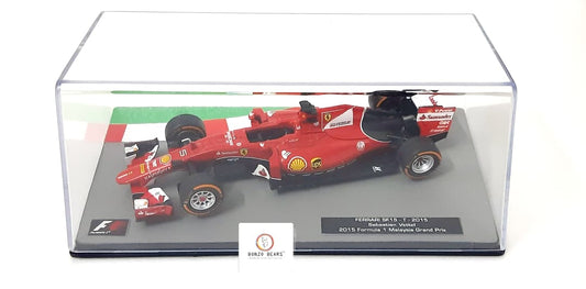 1:43 Ferrari SF15-T driven by Sebastian Vettel - 2015 Formula 1 Malaysia Grand Prix | Panini