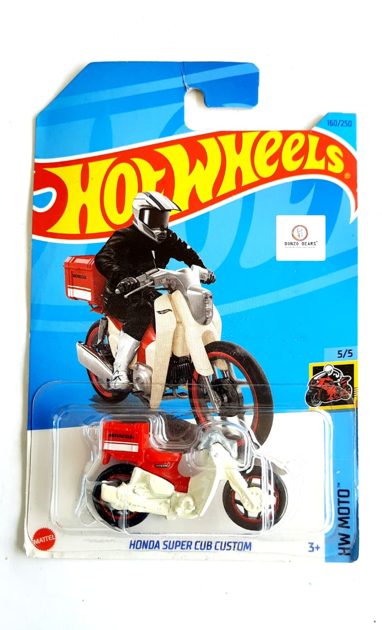 Honda Super Cub Custom (2023 Release) - Hot Wheels | Bonzo Bear