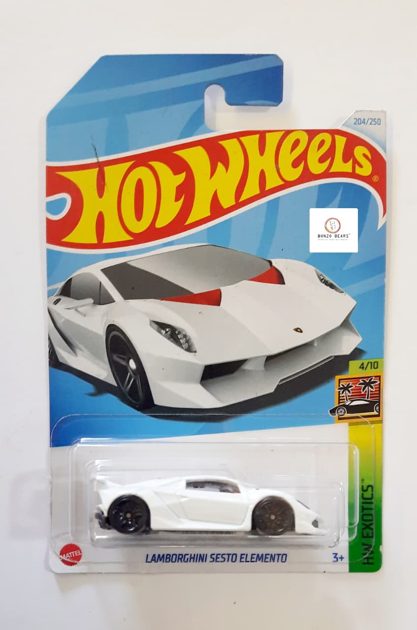 Lamborghini Sesto Elemento - Hot Wheels | Bonzo Bears (White) A7
