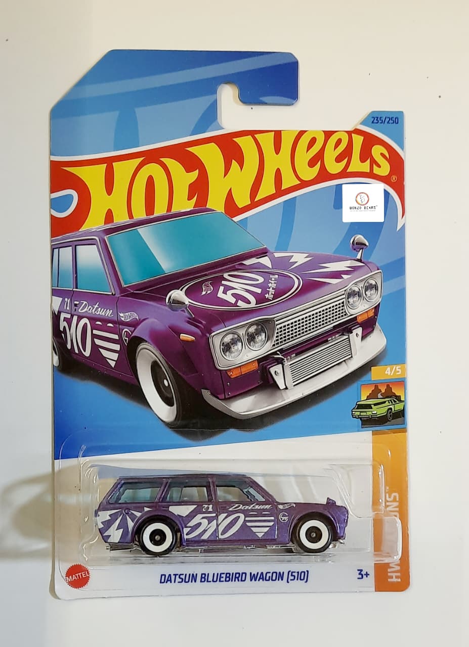 Datsun Bluebird Wagon (510) - Hot Wheels (2023 Released) | Bonzo Bears ML5, S2