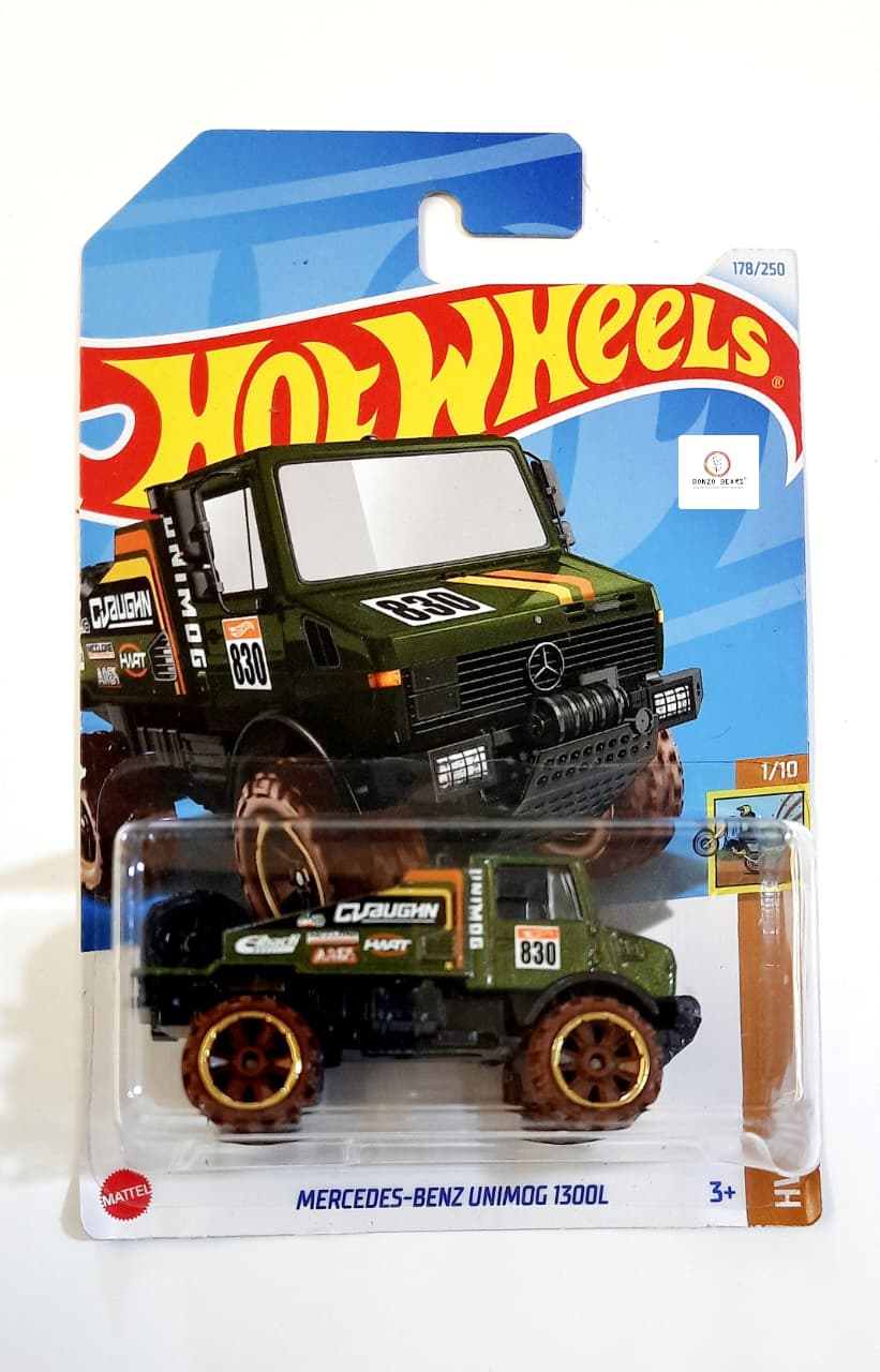 Mercedes-Benz Unimog 1300L (2024 Released) - Hot Wheels | Bonzo Bears CBJ2