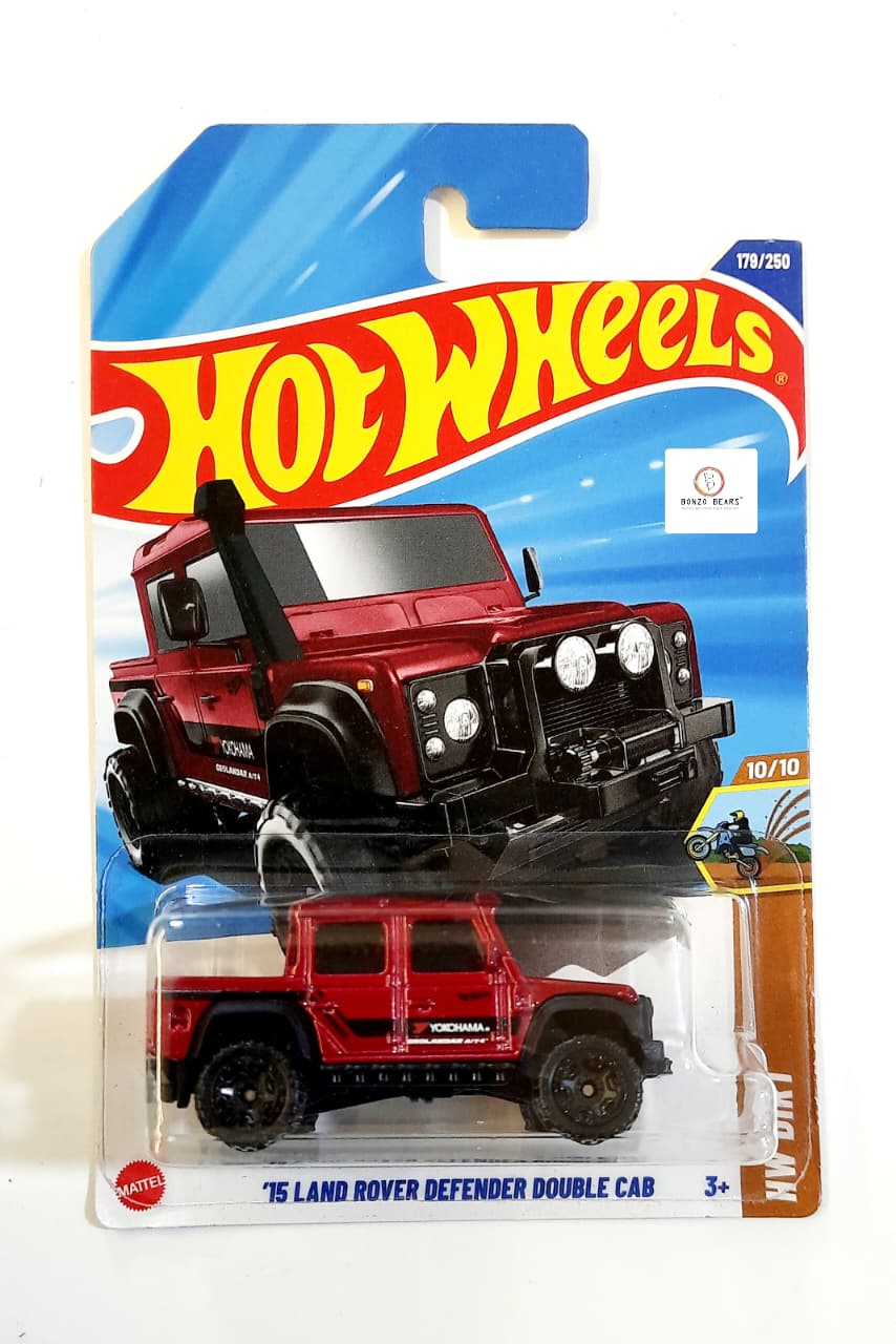 '15 Land Rover Defender Double Cab (2025 Released) - Hot Wheels | Bonzo Bears CBJ2