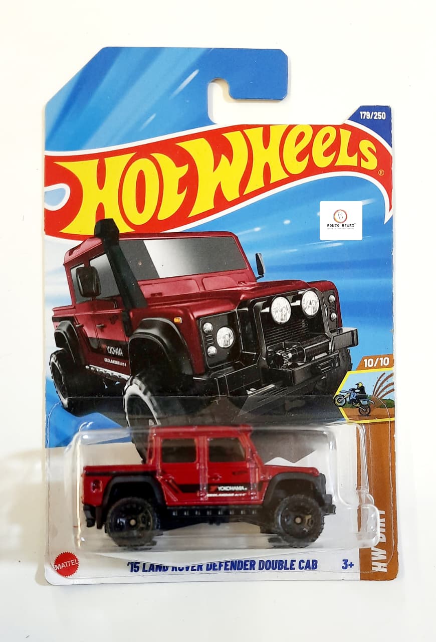 '15 Land Rover Defender Double Cab (2025 Released) - Hot Wheels | Bonzo Bears CBJ2