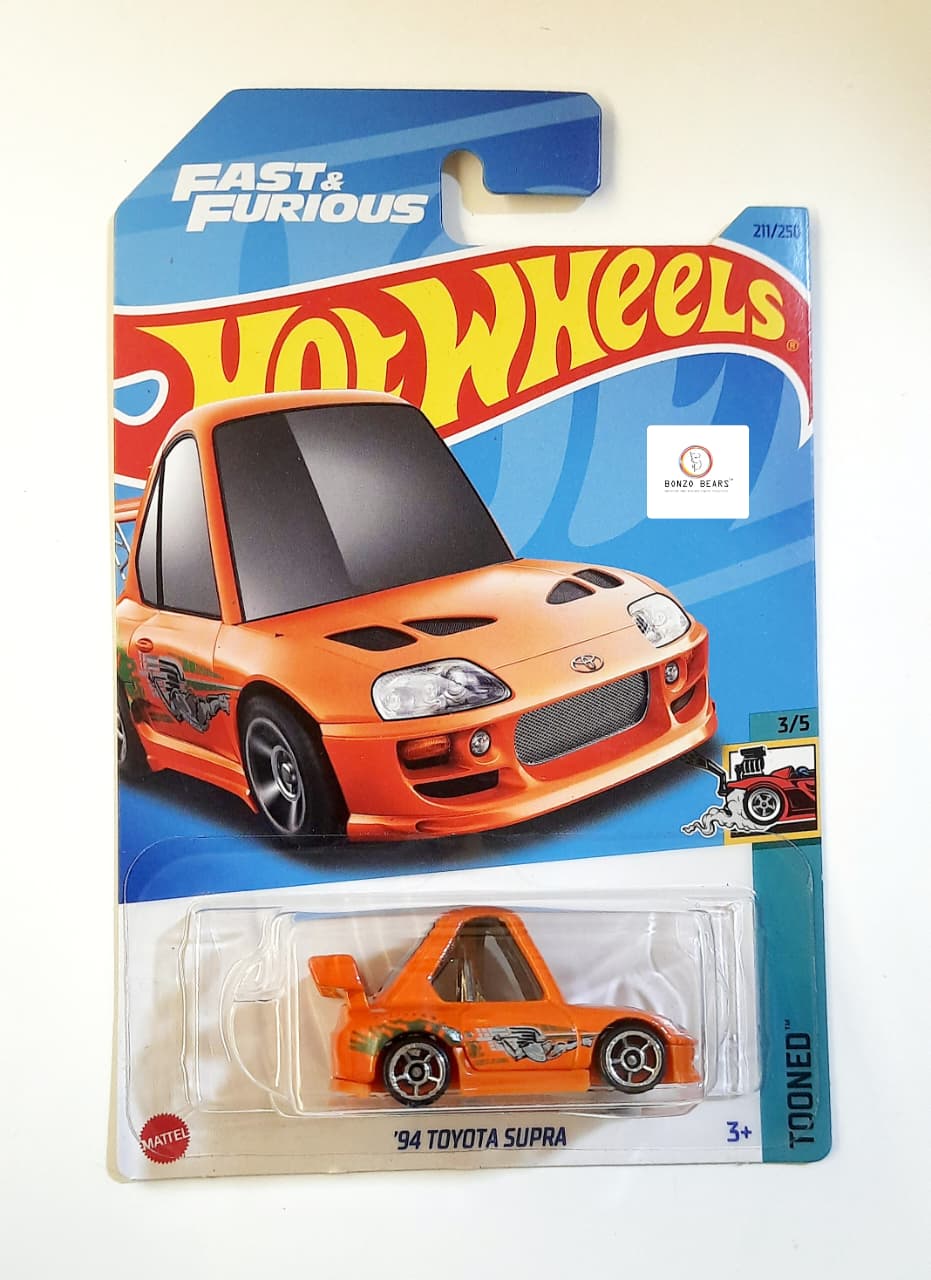 Fast & Furious '94 Toyota Supra (Tooned) (2023 Released) - Hot Wheels | Bonzo Bears ML4, S1, S2