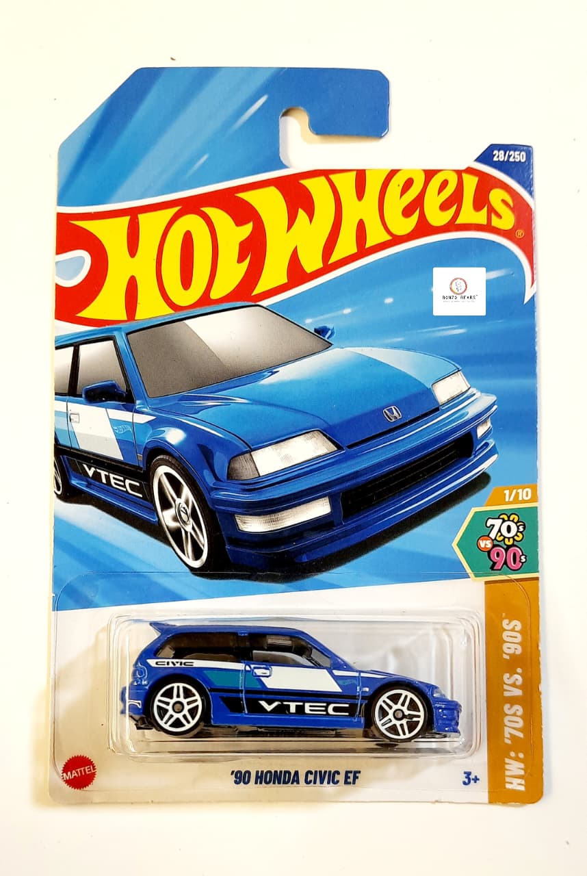 '90 Honda Civic EF (2024 Released) - Hot Wheels | Bonzo Bears ML4