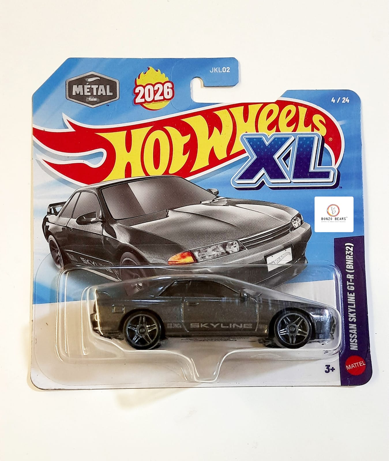 Hot Wheels XL 2026 Nissan Skyline GT-R (BNR32) 1/43