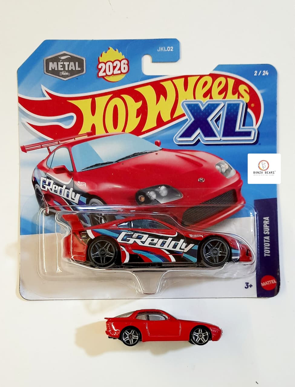 Hot Wheels XL SToyota Supra 1/43 "GReddy"