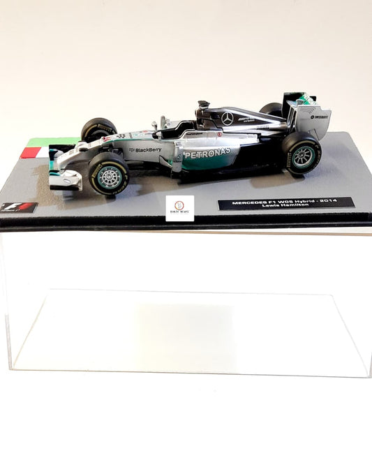 1/43 Mercedes-Benz F1 W05 Hybrid driven by Lewis Hamilton in 2014 | Panini - Formula 1 Car Collection