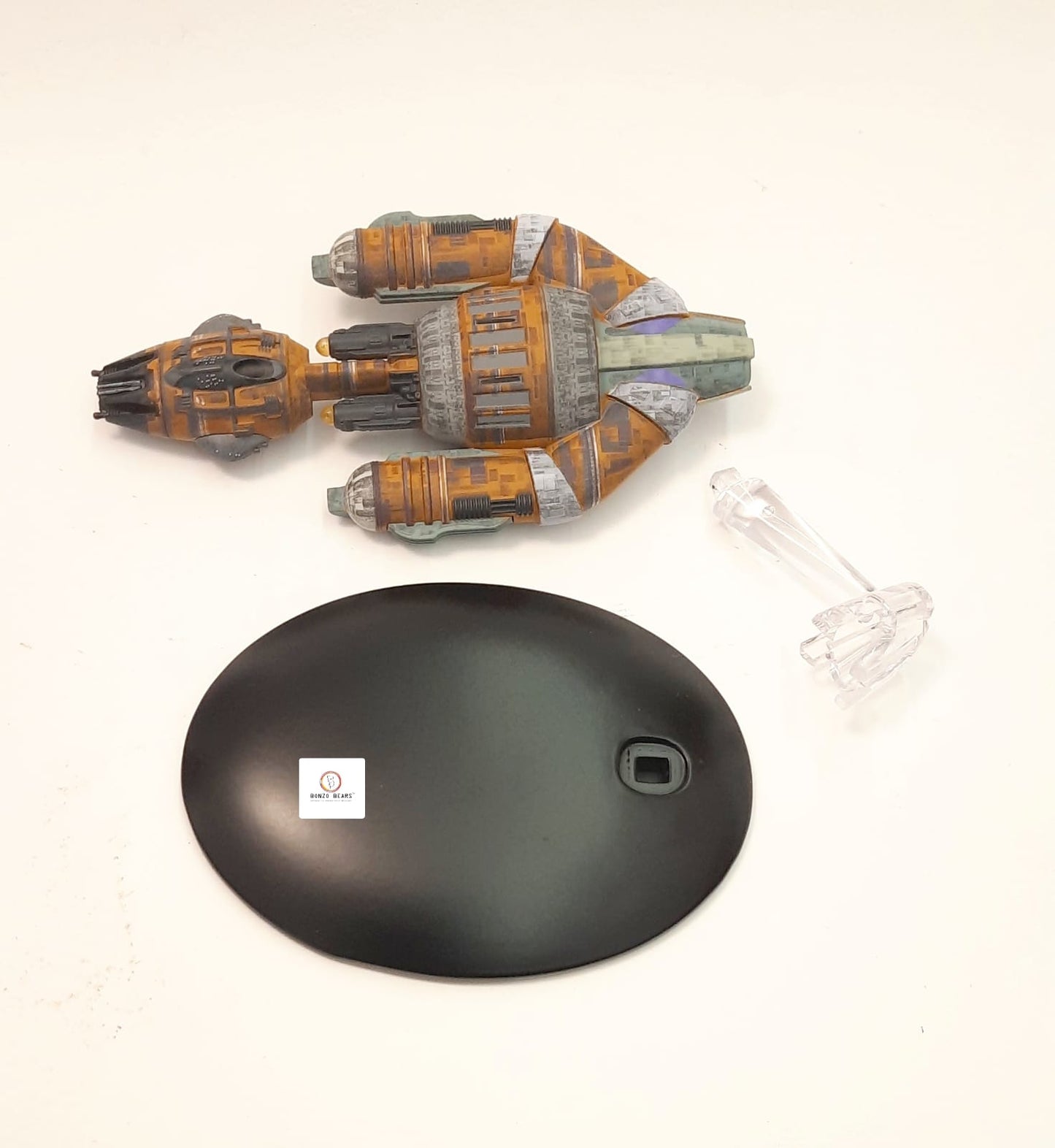 Star Trek Krenim Warship with Stand - Star Trek Official Starships Collection by Eaglemoss Collections