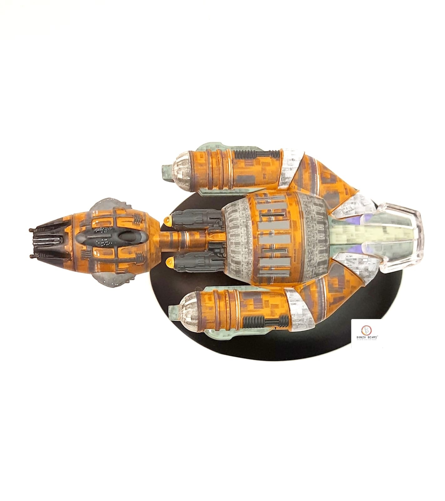 Star Trek Krenim Warship with Stand - Star Trek Official Starships Collection by Eaglemoss Collections