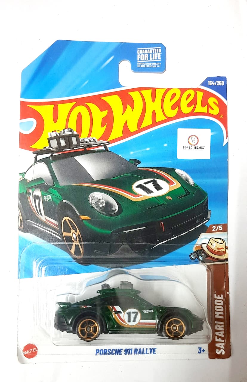 Porsche 911 Rallye #17 (2025 Released) - Hot Wheels import | Bonzo Bears PB6