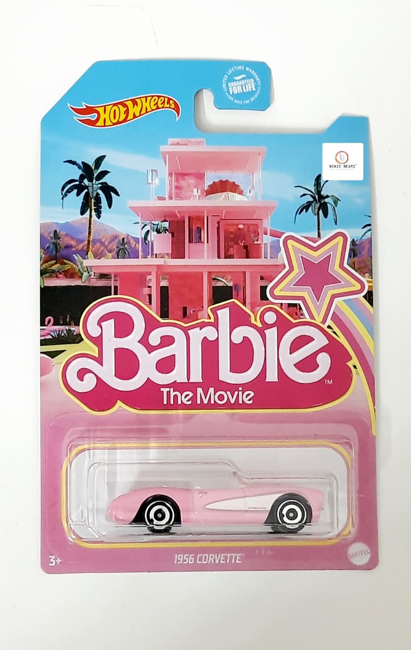 1956 Corvette - Barbie The Movie - Hot Wheels | Bonzo Bears (Restocked)