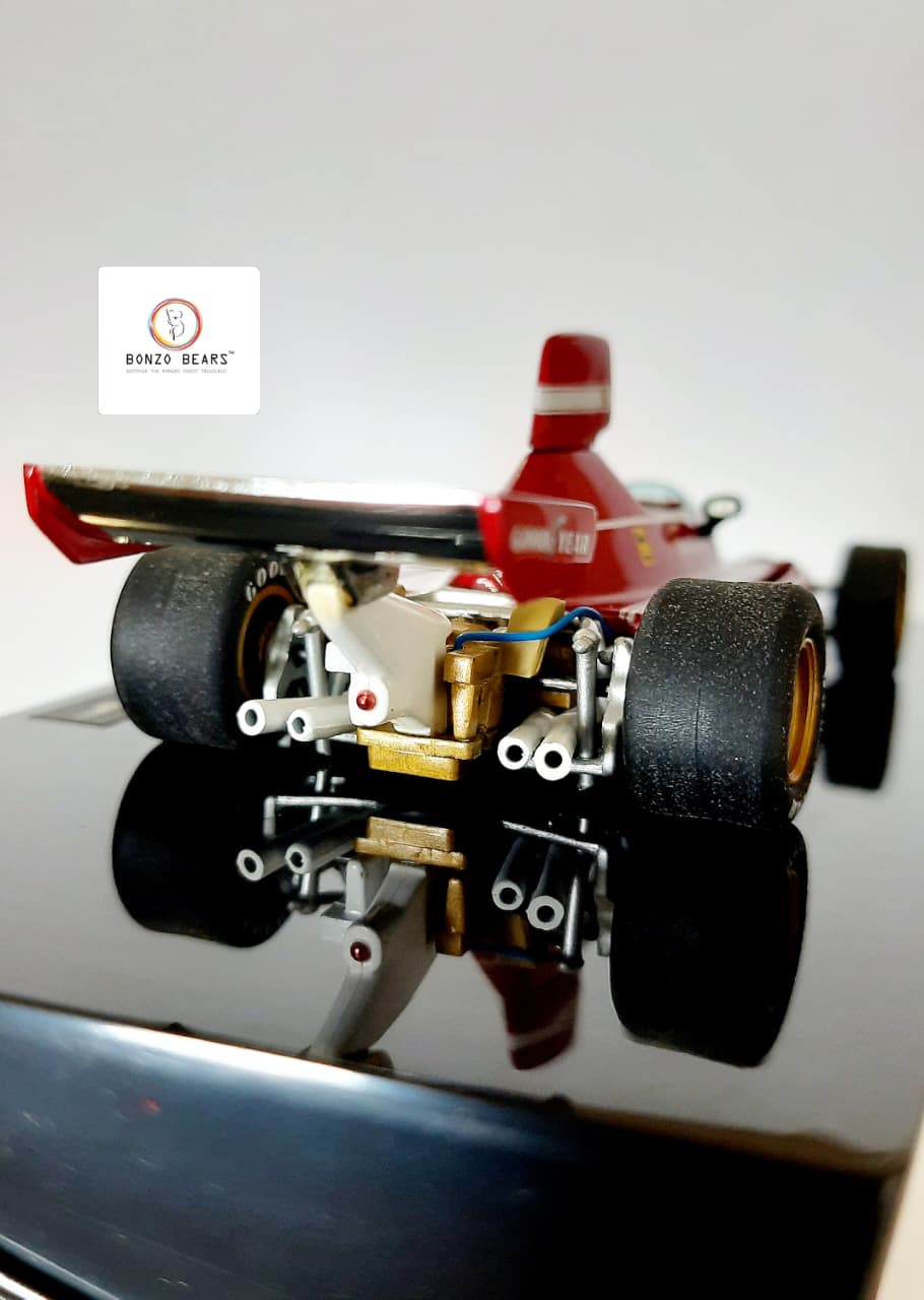 Limited Edition 1 of 10000 1:43 1974 Ferrari 312 B3-74 driven by Niki Lauda - Winner Spanish Grand Prix - 50th FERRARI VICTORY - Hot Wheels | Bonzo Bears