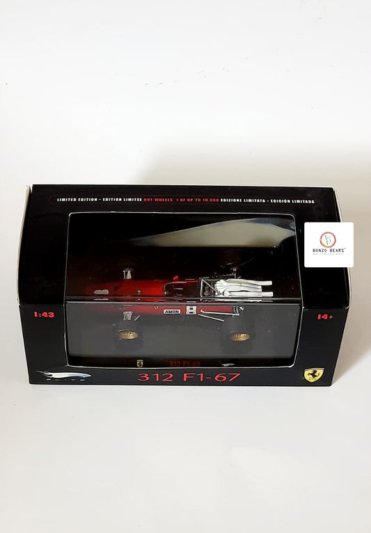 Limited Edition 1 of 10000 1:43 Ferrari 312 F1-67, 1960's Formula 1 Racing - Hot Wheels | Bonzo Bears