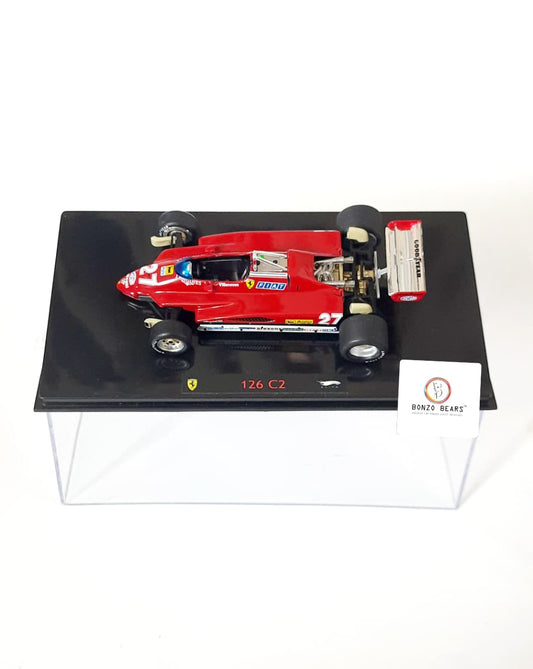 Limited Edition 1 of 10000 1:43 1982 Ferrari 126 C2 #27 driven by Gilles Villeneuve - Hot Wheels
