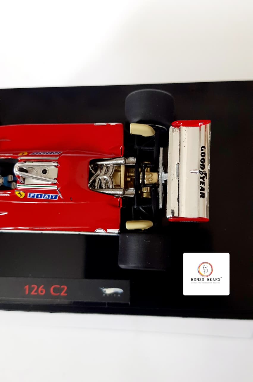 Limited Edition 1 of 10000 1:43 1982 Ferrari 126 C2 #27 driven by Gilles Villeneuve - Hot Wheels